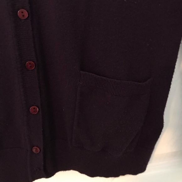 Dark purple cardigan - Picture 3 of 7